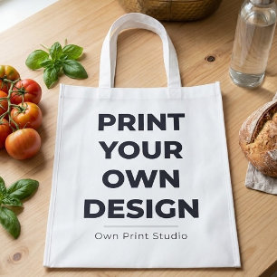 Custom Print Your Own Printing My Own To Order Grocery Bag
