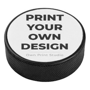 Custom Print Your Own Printing My Own To Order Hockey Puck