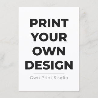 Custom Print Your Own | Printing My Own To Order Holiday Card