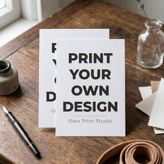 Custom Print Your Own | Printing My Own To Order Holiday Card