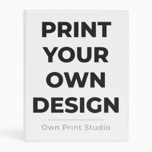 Custom Print Your Own   Printing My Own To Order Mini Binder