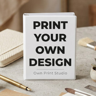 Custom Print Your Own Printing My Own To Order Mini Binder
