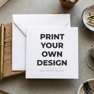 Custom Print Your Own Printing My Own To Order Note Card