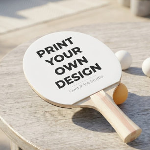 Custom Print Your Own Printing My Own To Order Ping Pong Paddle