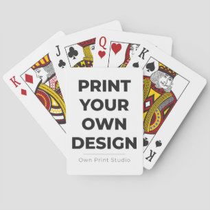 Custom Print Your Own   Printing My Own To Order Poker Cards