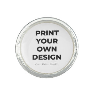 Custom Print Your Own Printing My Own To Order Ring