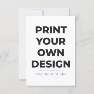Custom Print Your Own   Printing My Own To Order RSVP Card