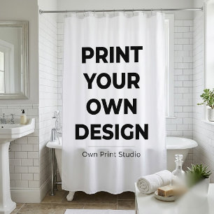 Custom Print Your Own Printing My Own To Order Shower Curtain