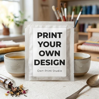 Custom Print Your Own | Printing My Own To Order Tea Bag Drink Mix
