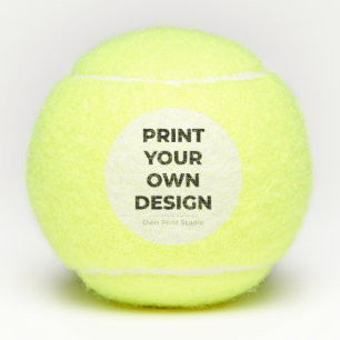 Custom Print Your Own   Printing My Own To Order Tennis Balls
