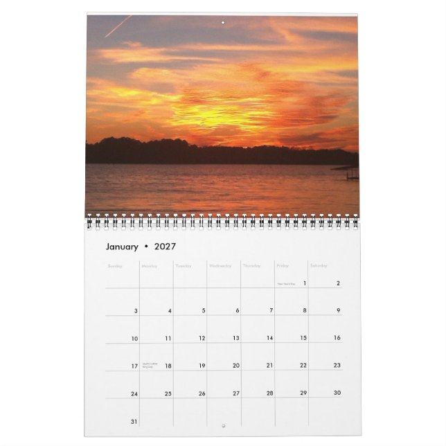 Custom Printed Calendar (Jan 2027)