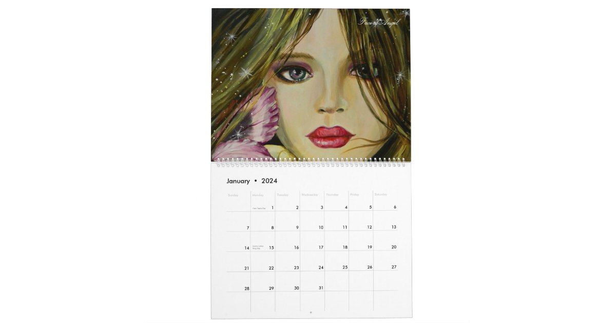 Custom Printed Calendar Zazzle