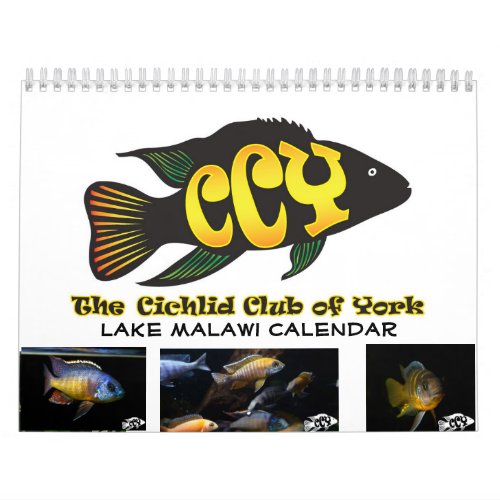 Custom Printed CCY Lake Malawi Cichlid Calendar