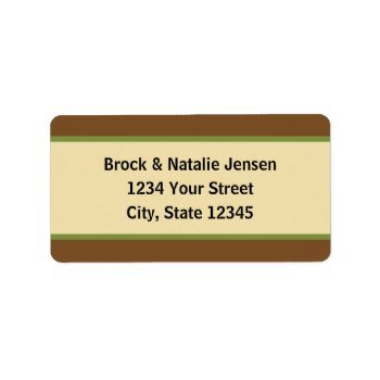Custom Printed Christmas Holiday Address Label by thechristmascardshop at Zazzle