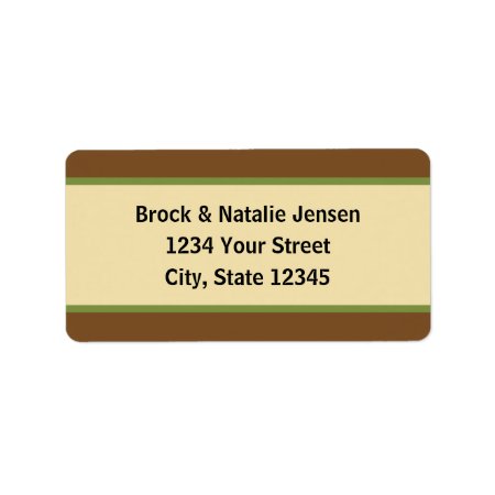Custom Printed Christmas Holiday Address Label