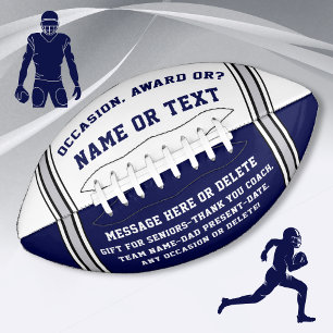 Custom Printed Footballs with Brief INSTRUCTIONS