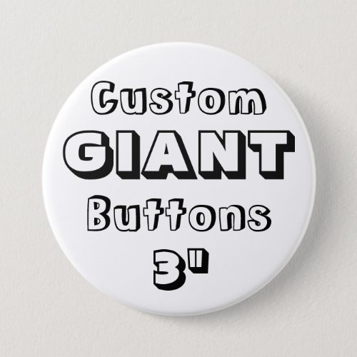 Custom Printed GIANT 3 Button Pin