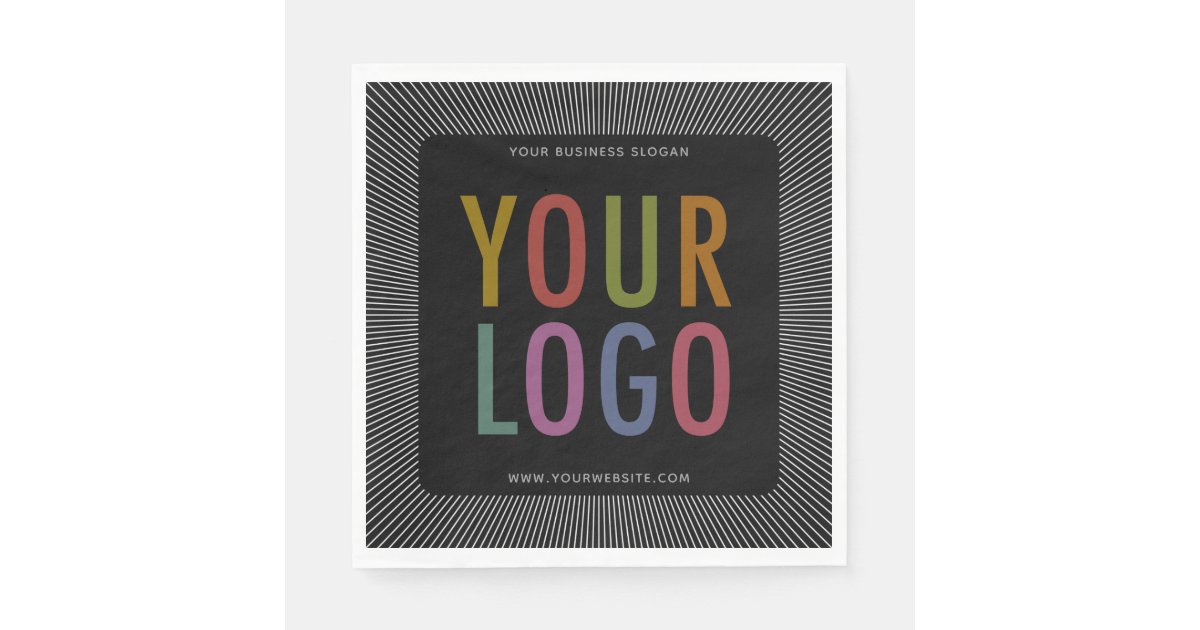 Custom Printed Luncheon Napkins with Company Logo