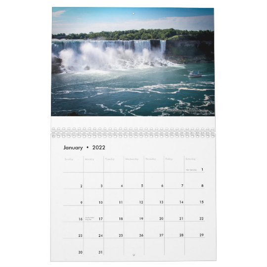 Custom Printed Niagara Falls Calendar