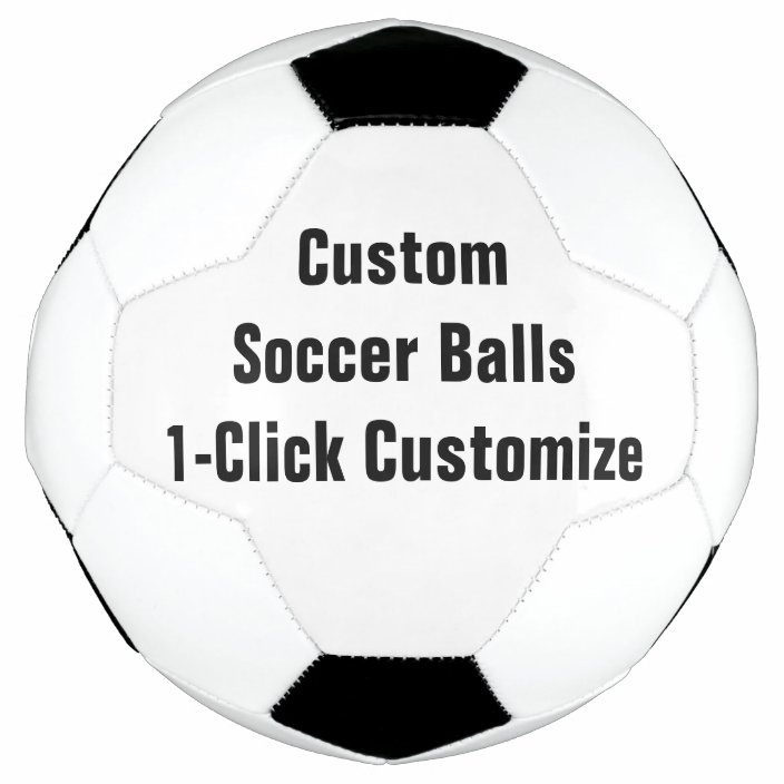 customize your own soccer ball