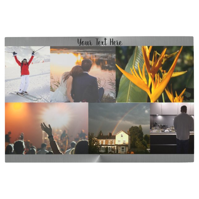 Custom Printed Photos On Metal Wall Art (Front)