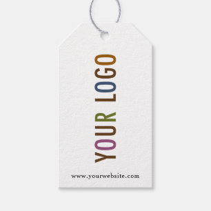 Custom Printed Retail Hang Tags with String Logo