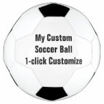Custom Printed Soccer Ball Football Futbol at Zazzle