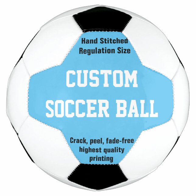 Custom Printed Soccer Ball to personalize (Front)