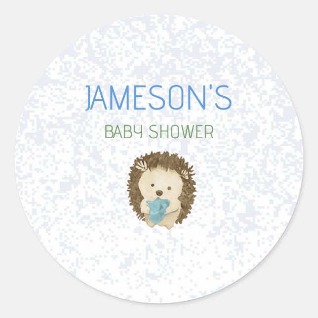 Custom Printed Stickers Personalized Party | Elega (Front)