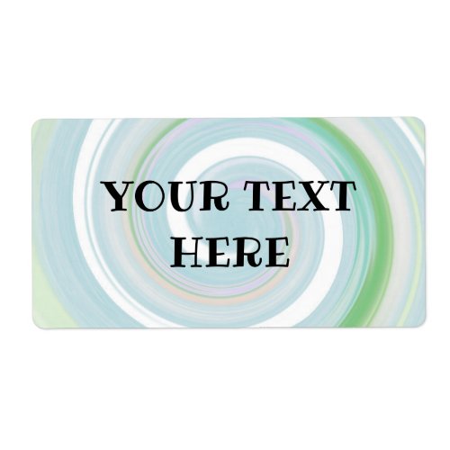Custom Printed Swirl background Address labels