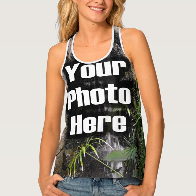 Custom Printed Women's Photo Tank Top (Front)