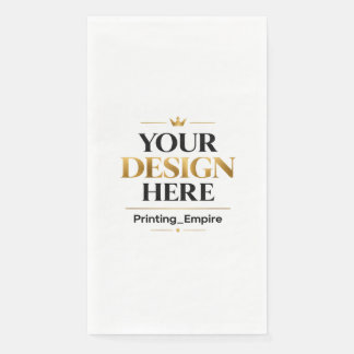 Custom Printing - No Minimum Wholesale Bulk Order Paper Guest Towels
