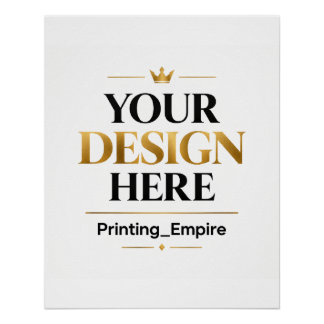 Custom Printing - No Minimum Wholesale Bulk Order Poster
