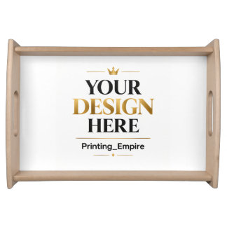 Custom Printing - No Minimum Wholesale Bulk Order Serving Tray