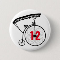 6 Bicycle Buttons 2.25” Village McGoohan Large Pinback The Prisoner No 2 & No 
