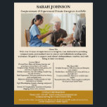 Custom Private Caregiver  Flyer<br><div class="desc">This custom private caregiver flyer template is thoughtfully designed to showcase your caregiving services with professionalism and clarity. Featuring a clean, organized layout, it offers a concise and visually appealing way to present key information, including your qualifications, services offered, and essential contact information. The flyer is perfect for private caregivers,...</div>