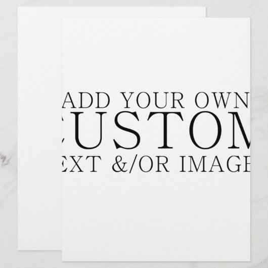 Custom Product (Front/Back)