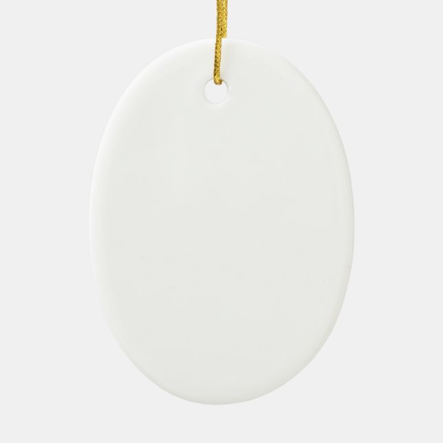 Custom product ceramic ornament (Front)