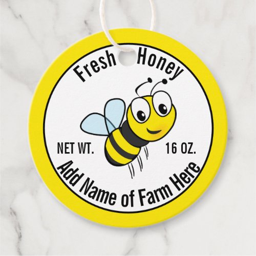 Custom Product Label for Fresh Honey