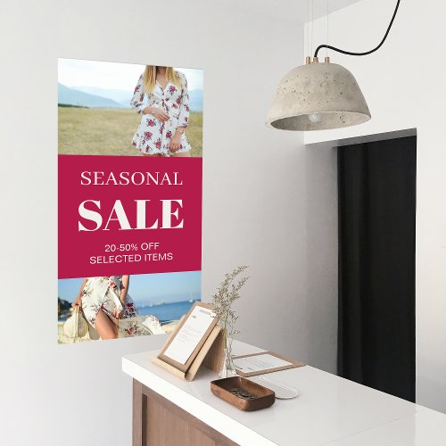 custom Product Photos Seasonal Sale Store Promo Poster