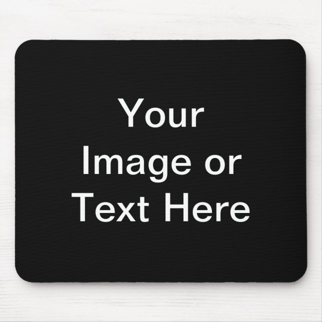 Custom Products in Black Mouse Pad (Front)