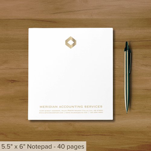 Custom Professional Branded Office Notepad