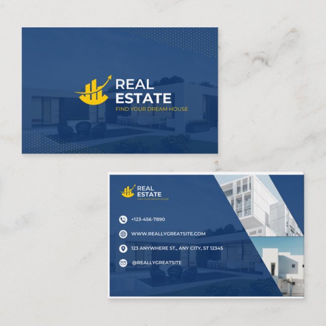 "Custom Professional Business Cards" Card (Front/Back)