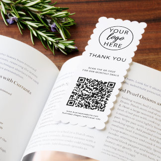 Custom Professional Business Logo Bookmarks