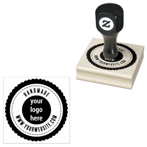 Custom Professional Business Logo Rustic Handmade Rubber Stamp