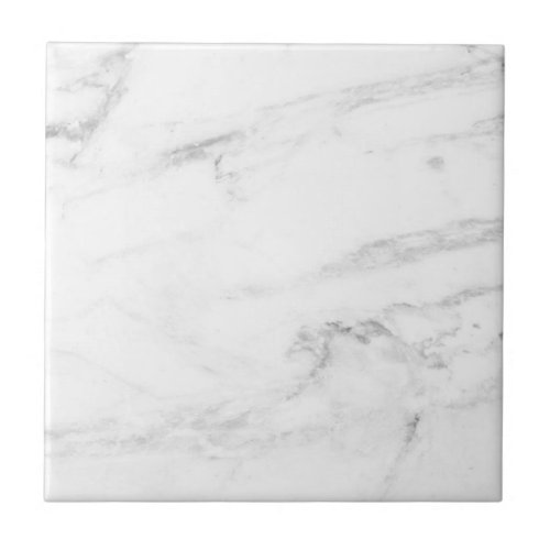 Custom Professional Classic White Marble Template Ceramic Tile