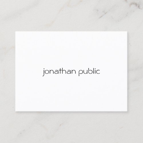 Custom Professional Elegant Modern Minimalist Cool Business Card