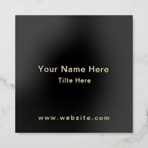 Custom Professional Foil Spot Gloss Business Cards