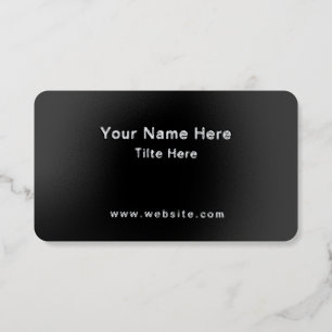 Custom Professional Foil Spot Gloss Business Cards