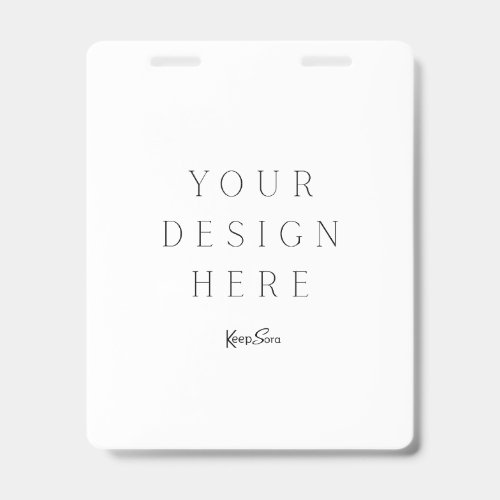 Custom Professional ID Badge